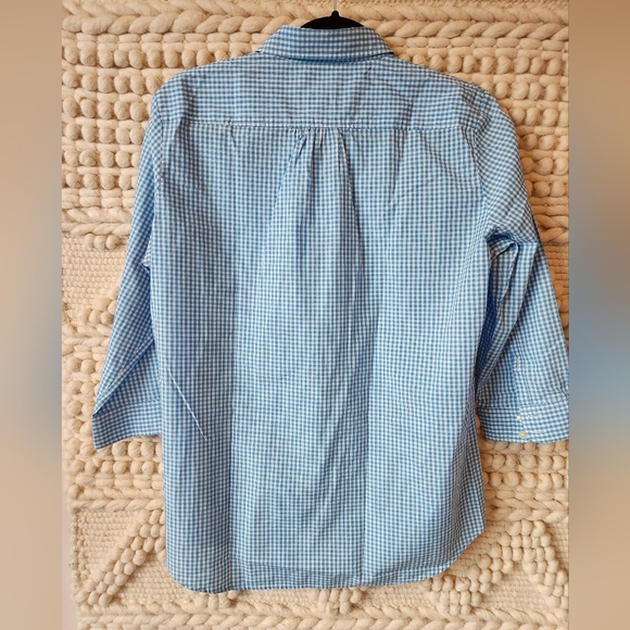 Lacoste Dress Shirt Button-up 3/4 length sleeve - Picture 5 of 5